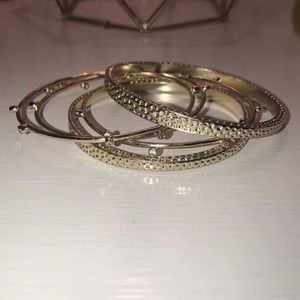 Kendra Scott Gold Bangle Set